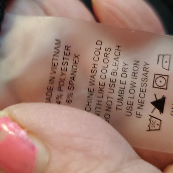 Vince Camuto- Black front slit Dress Pants Neutral Mod Sz.Small - Picture 5 of 5